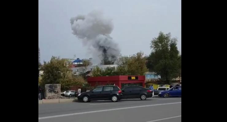 В центре Харькова взорвался склад пиротехники