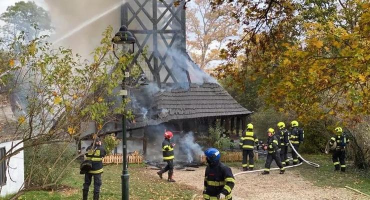 В Чехии сгорела уникальная украинская церковь