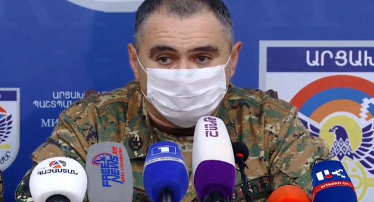 В Нагорном Карабахе погиб заместитель командующего армией