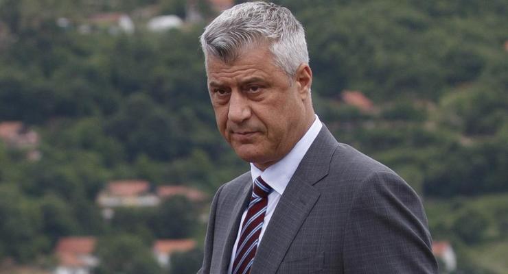 Президент Косово стал обвиняемым и ушел с должности