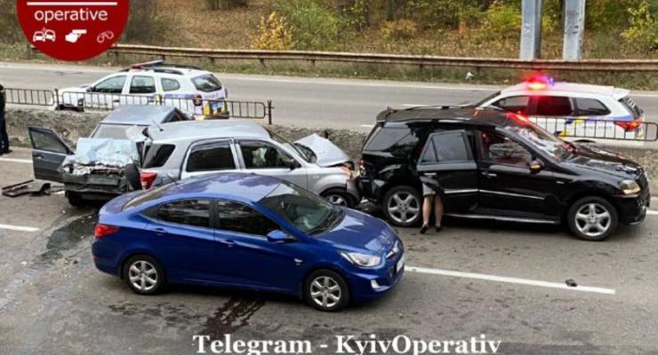 В Киеве произошло массовое ДТП с жертвами