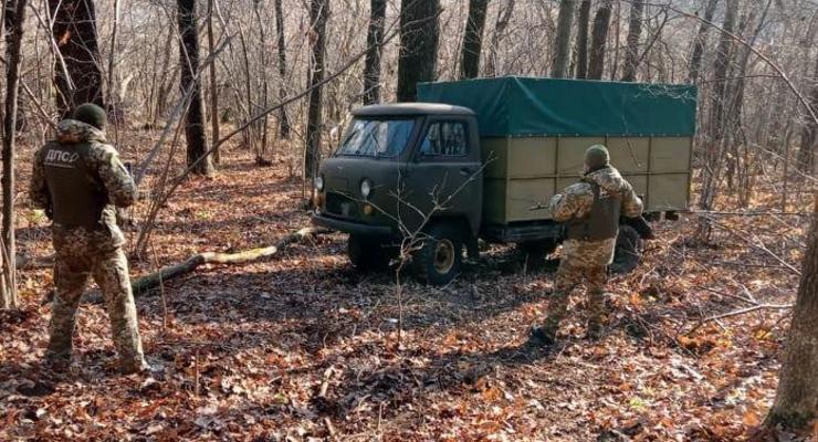 На Сумщине застрял грузовик с контрабандной икрой из России