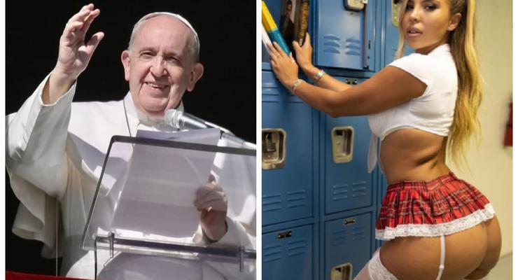 Папа римский поставил лайк обнажённой модели в Instagram