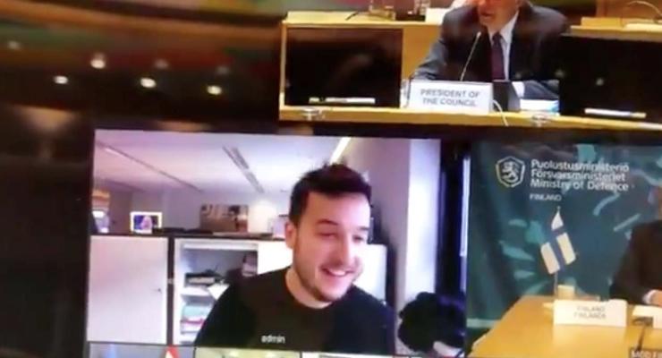 Журналист "взломал" закрытую видеоконференцию министров ЕС