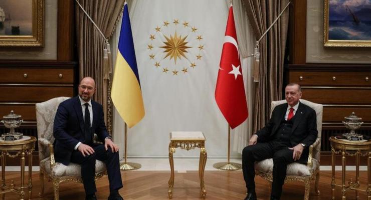 Шмыгаль провел встречу с Эрдоганом