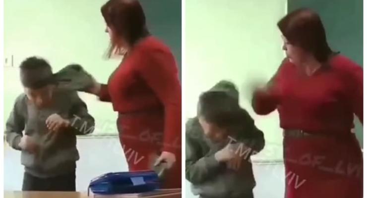 Уволилась учительница, избившая школьника на Львовщине