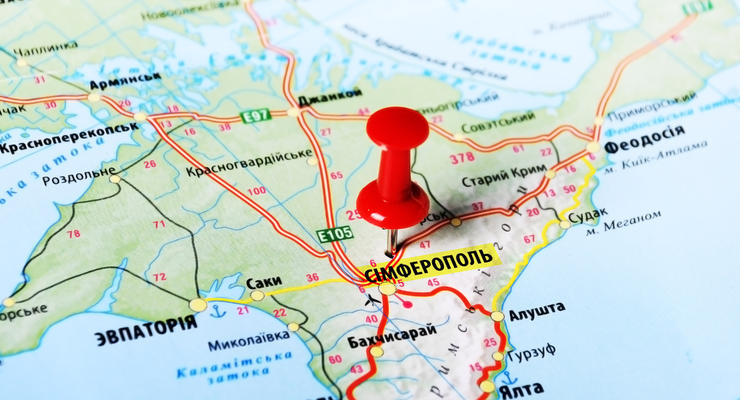 Украина обсудит с ЕС "российский" Крым на европейских картах