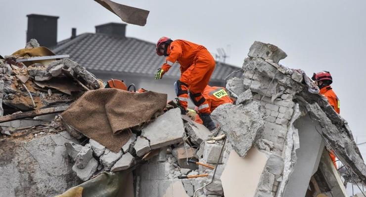 В Польше взорвался жилой дом, есть погибшие