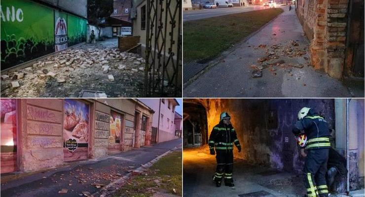 В Хорватии произошло сильное землетрясение