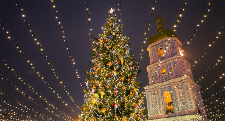Главная елка Киева попала в Топ-10 новогодних деревьев Европы