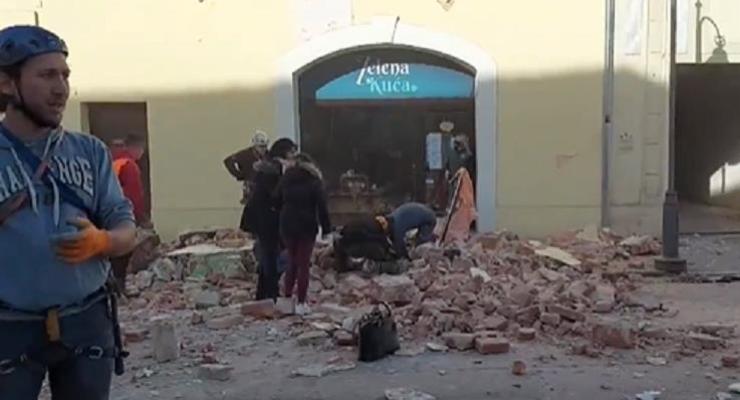 В Хорватии произошло новое мощное землетрясение