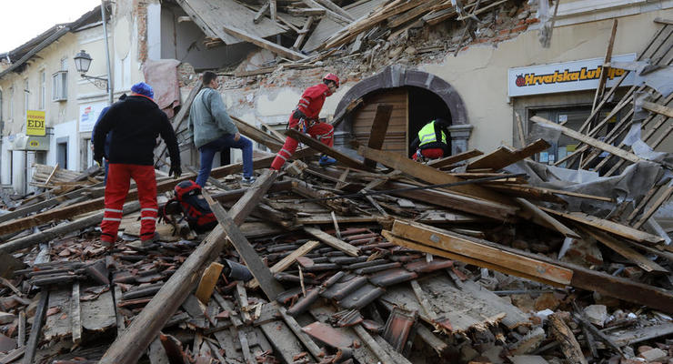 Зеленский отреагировал на землетрясения в Хорватии