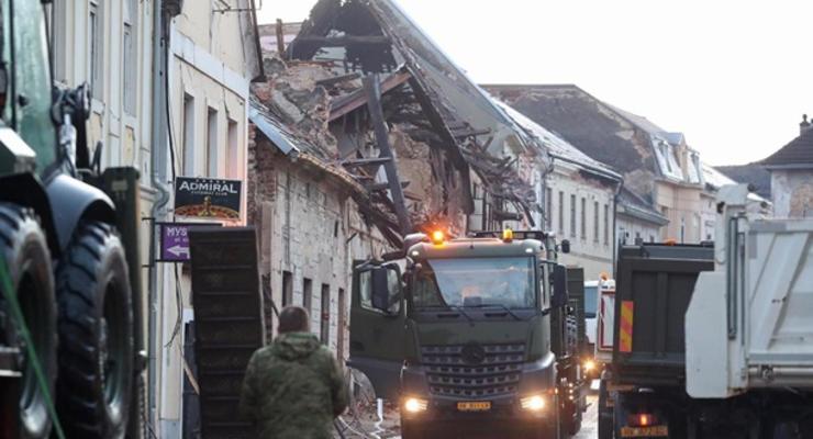 Украина направит 20 млн грн Хорватии, пострадавшей от землетрясения