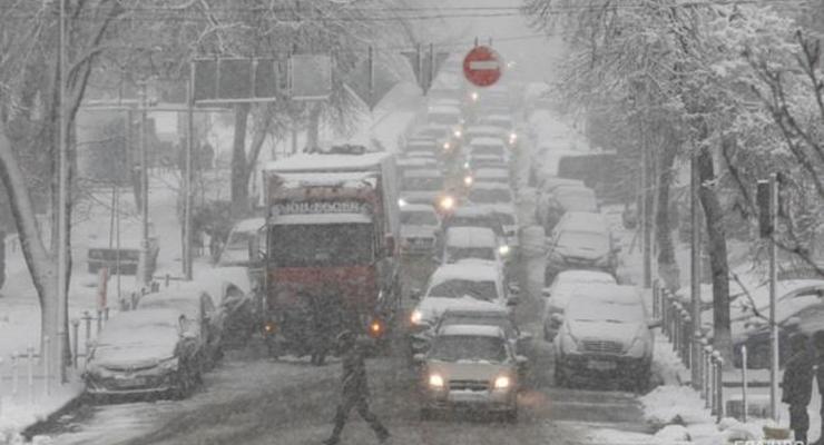 В Киеве ночью ожидается снегопад