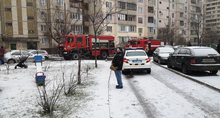 В Дарницком районе горела 10-этажка