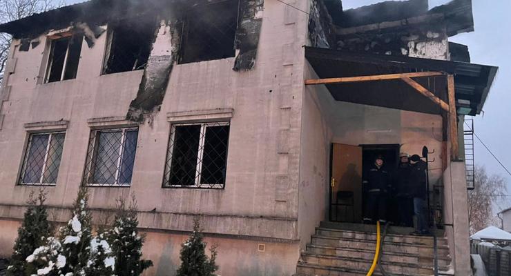 Названа предварительная причина пожара в доме престарелых в Харькове
