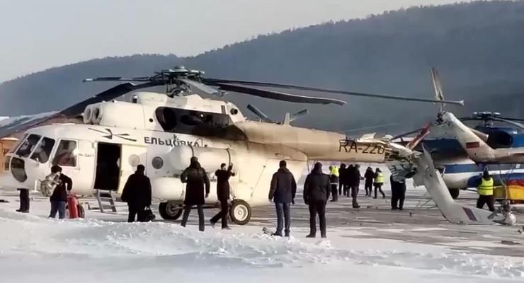 Вертолет Ми-8 разбил хвост о здание аэропорта