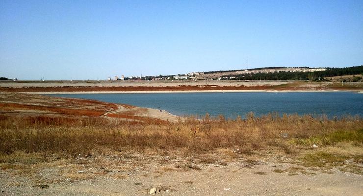Запасы воды в Симферопольском водохранилище истощились