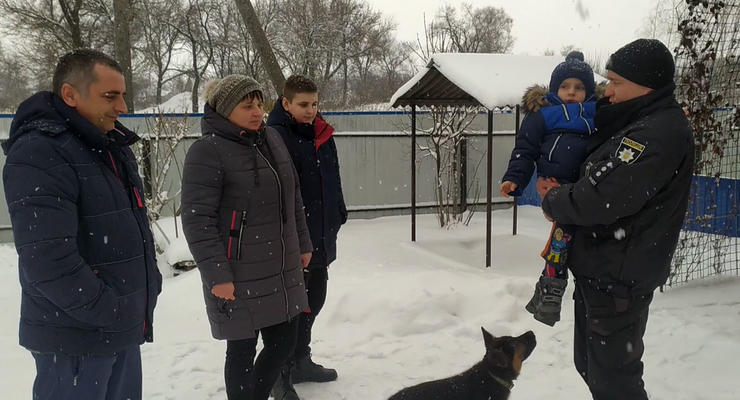 На Полтавщине целая семья провалилась под лёд: спасла случайность