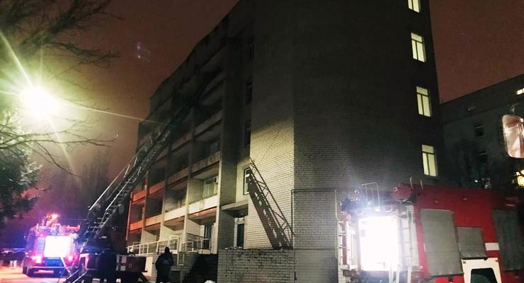 Пожар в больнице Запорожья: открыто уголовное дело