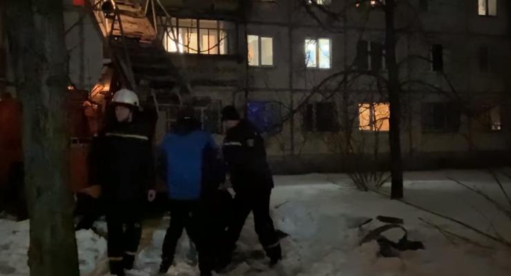 В Черкассах на пожаре спасли восемь человек