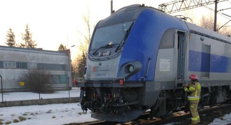 В Польше поезд врезался в локомотив