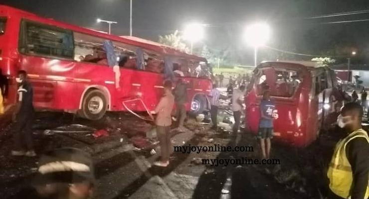 В Гане при лобовом столкновении автобусов погибли 16 человек