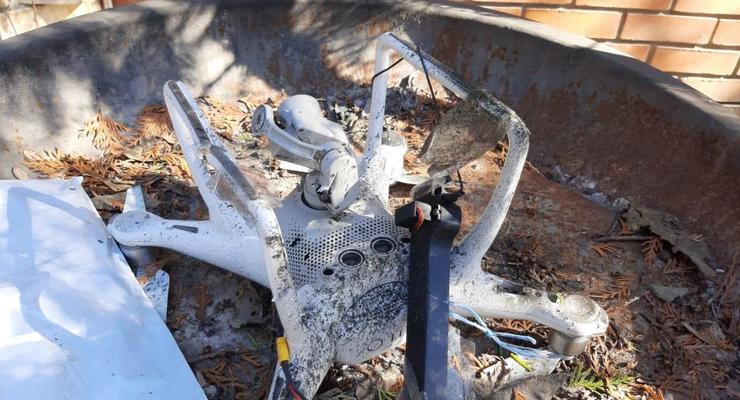 В Одессе на частный дом с дрона сбросили гранату