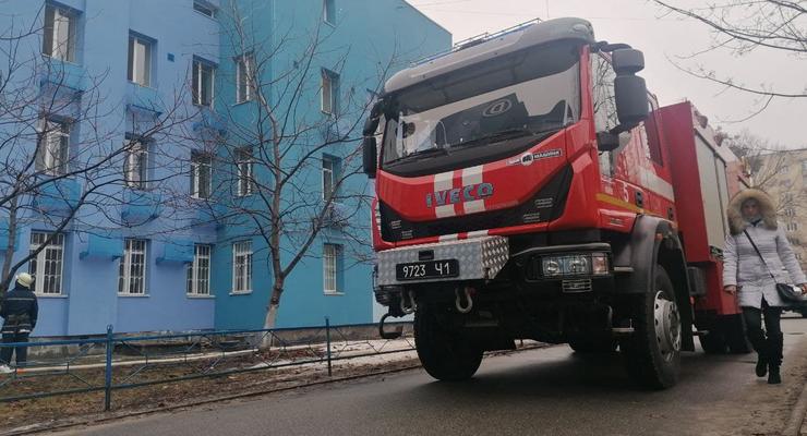 В Киеве произошел пожар в COVID-больнице