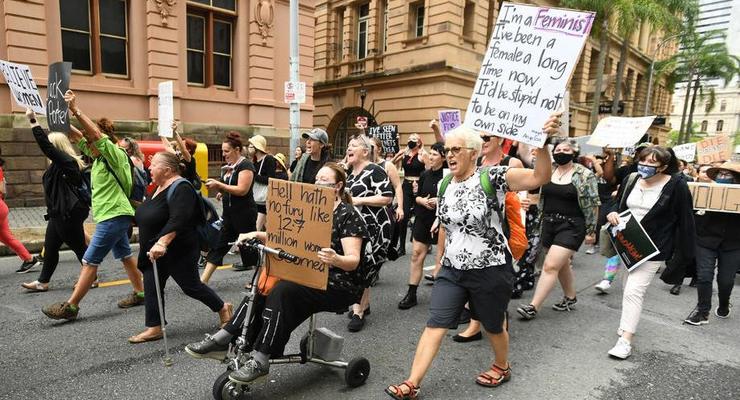 В Австралии протестовали против гендерного насилия