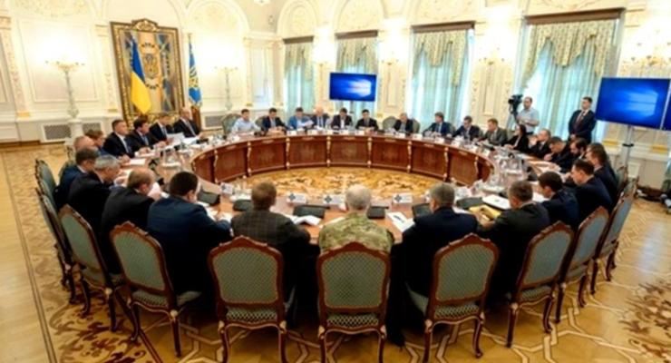 Заседание СНБО: введен новый пакет санкций