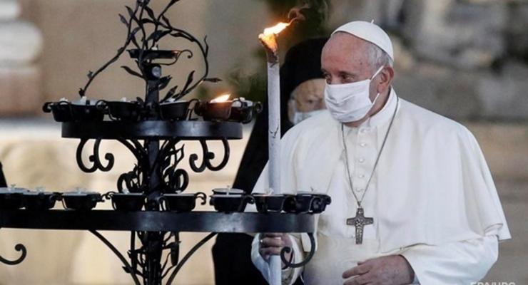 Папа Римский предупредил, что мафия старается нажиться на пандемии