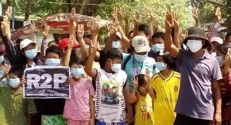 Более 40 детей убиты на протестах в Мьянме - правозащитники