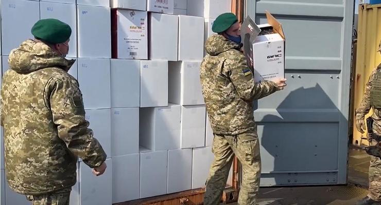 В порту Одессы изъяли контрабандные сигареты на 145 млн гривен