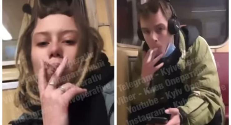 Курение в метро: Полиция нашла обоих нарушителей