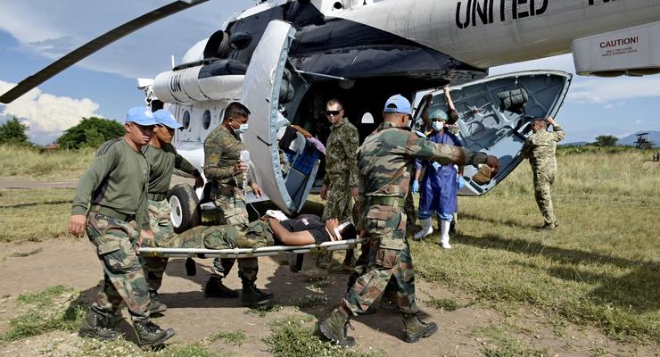 Украинские миротворцы помогли раненым в Малави