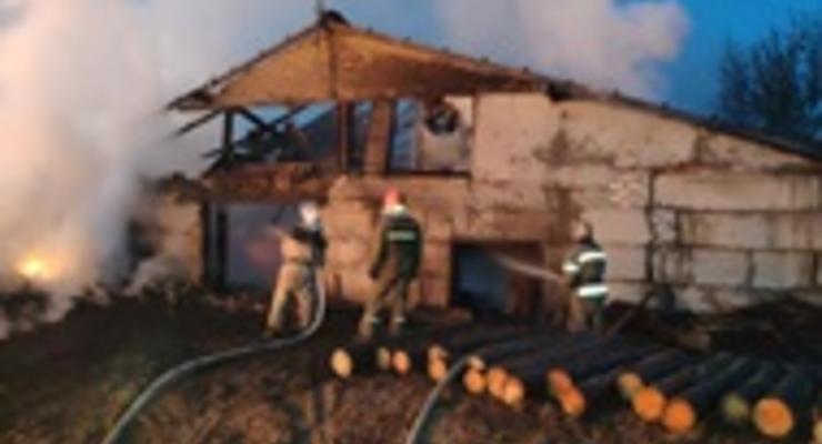 На Харьковщине при пожаре на пилораме погиб рабочий