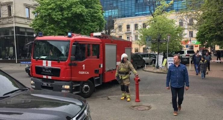 В Одессе произошел пожар в отделении полиции