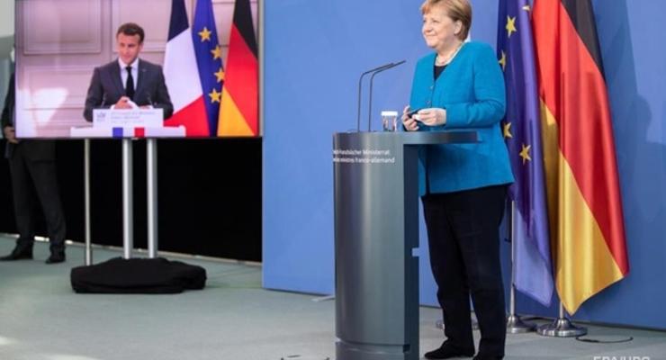 Меркель и Макрон высказались о судьбе "Нормандии"