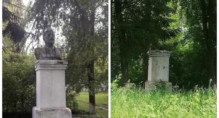 На Хмельнитчине снесли последний памятник Ленину