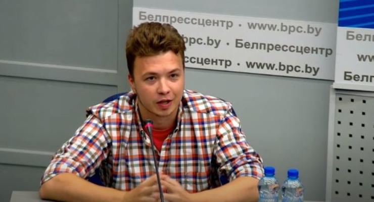 Белорусские власти организовали брифинг с задержанным Романом Протасевичем