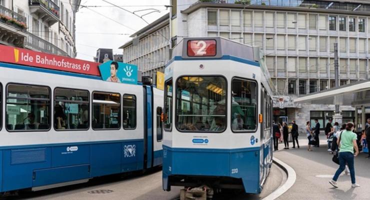 В Цюрихе в трамвае умер пассажир и шесть часов находился на маршруте