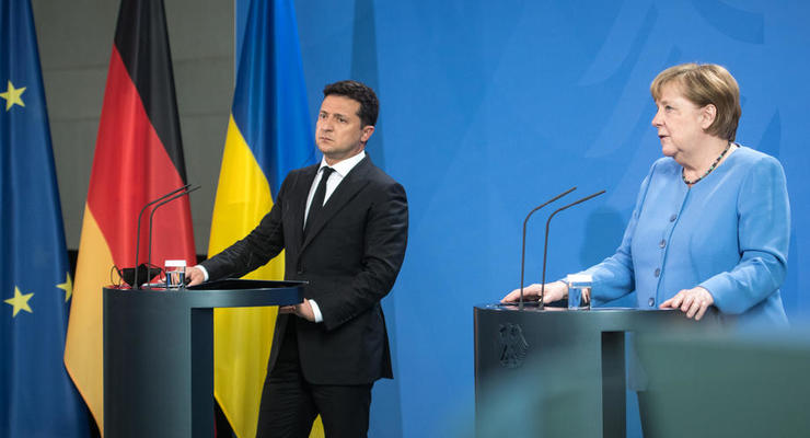 Итоги 12 июля: Встреча Зеленского с Меркель и условия Киева по СП-2