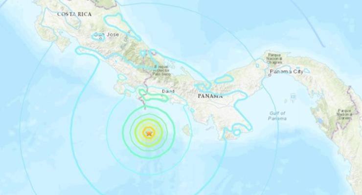 На границе Коста-Рики и Панамы зафиксировали мощное землетрясение