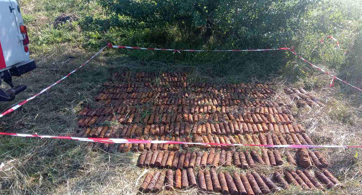 В поселке на Николаевщине нашли 500 снарядов с прошлых войн