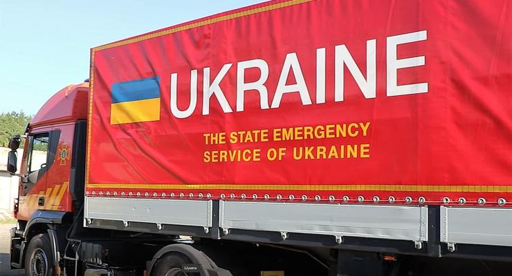 Украина отправила в Литву 38 тонн гуманитарной помощи