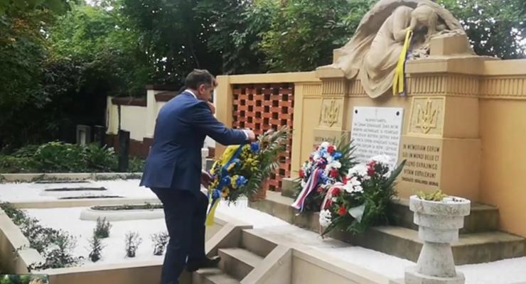В Чехии открыли мемориал украинским воинам