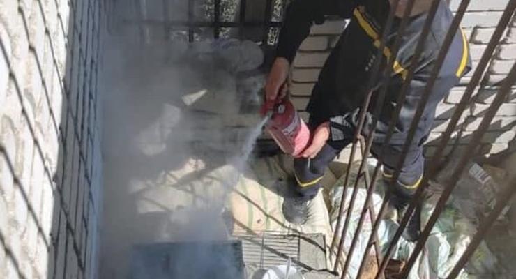 Хасиды в Умани развели костер на балконе, пришлось привлечь пожарных