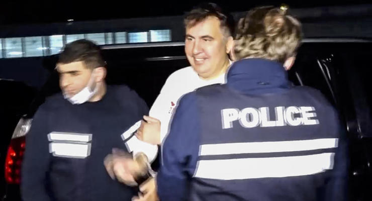 В Сети появилось видео задержания Саакашвили