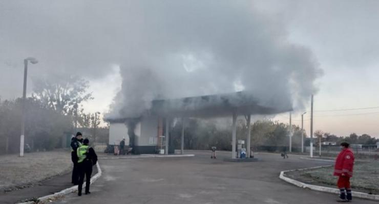 В Житомирской области при пожаре на АЗС найден труп